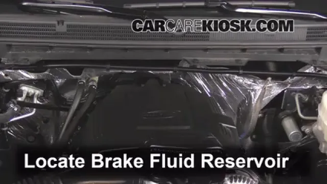 2015 GMC Sierra 2500 HD 6.0L V8 FlexFuel Extended Cab Pickup Brake Fluid Check Fluid Level